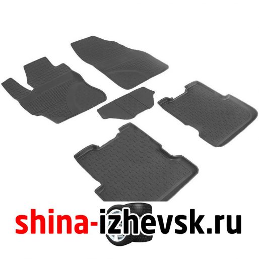 Коврик Autofamily коврики в салон для FORD Focus 3, 04/2011-2015 4 шт. ) в Ижевске
